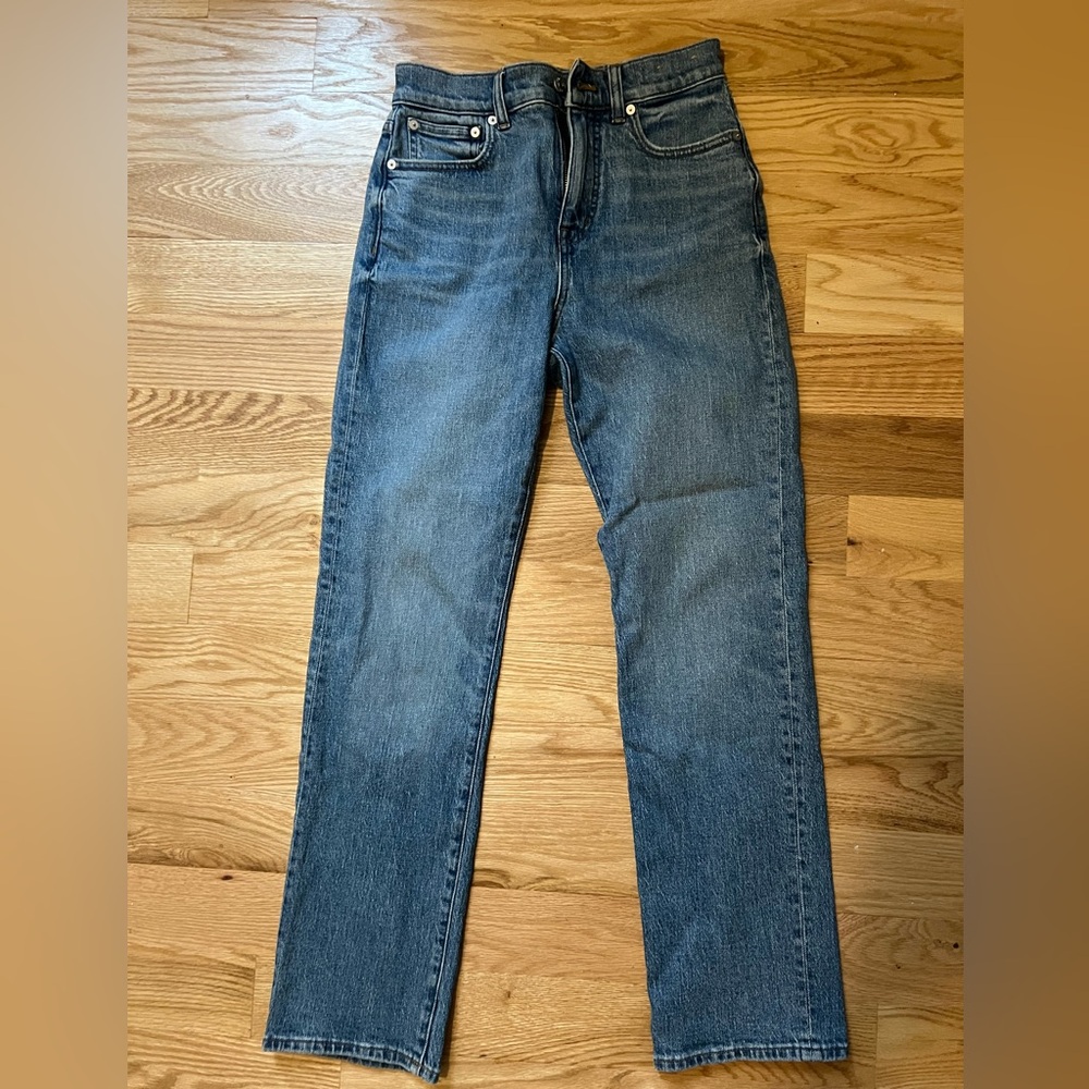 Madewell Blue 90’s Straight Leg Jeans Classic Denim
